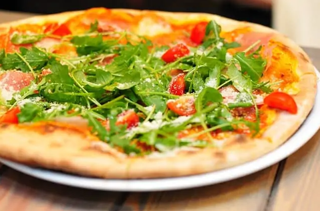 Pizza with Microgreens